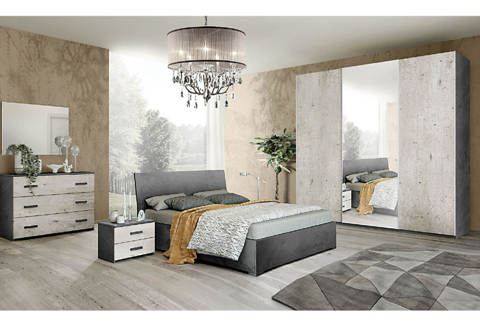 camera-matrimoniale-completa-city-finitura-cemento-grigio