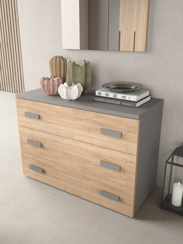 como-3-cassetti-moderno-noce-fango-asia como-moderno-3-cassetti-finitura-noce-e-fango-asia