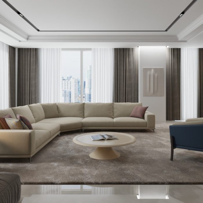 Divano angolare DEMETRA 325 x 275 cm moderno