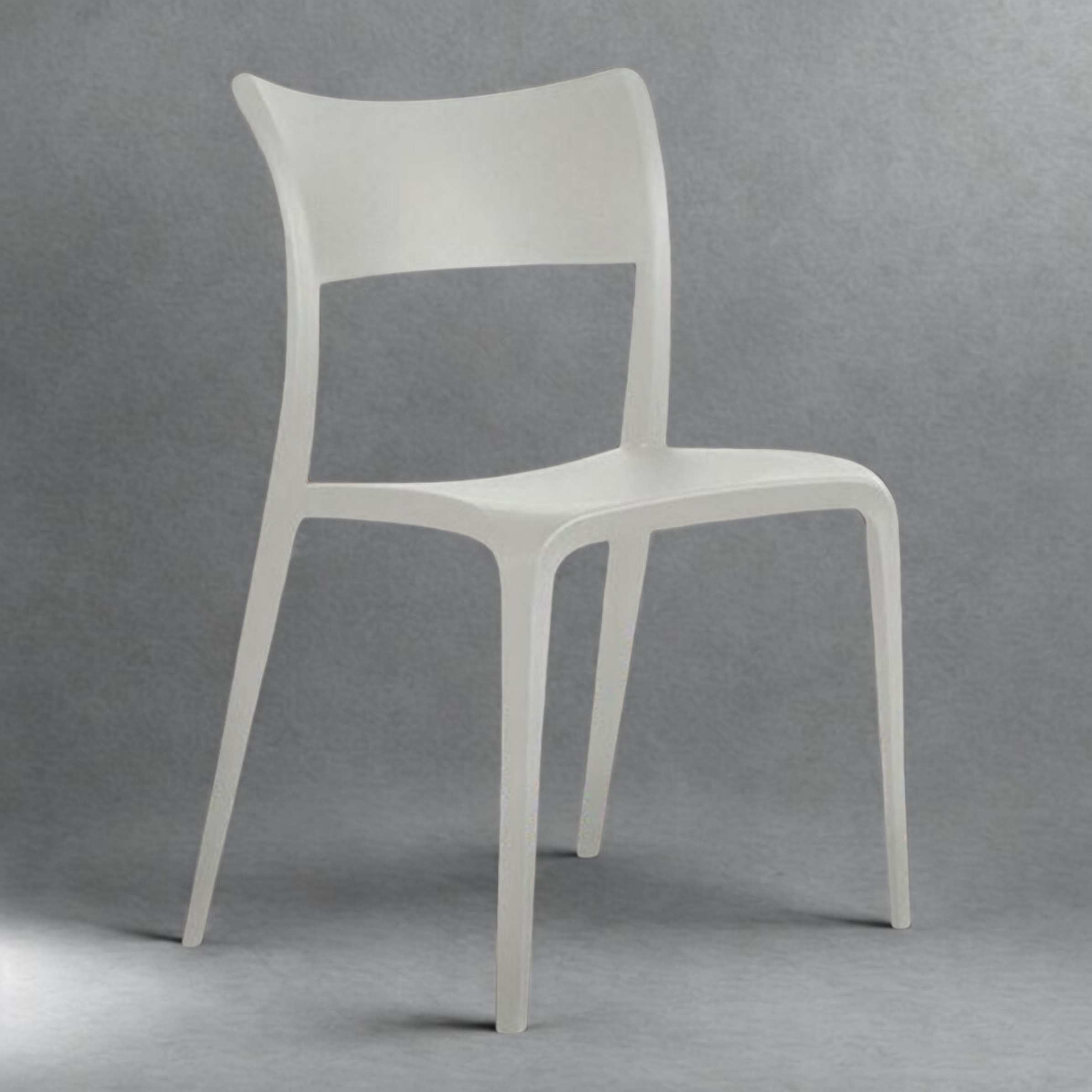 Sedia Cordoba impilabile in polipropilene colore Ghiaccio